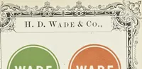 An illustration from Specimens of black and colored printing inks manufactured by H.D. Wade & Co., no. 50 Ann Street, New York (1870)