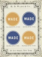 Picture 11 of 71 from Specimens of black and colored printing inks manufactured by H.D. Wade & Co., no. 50 Ann Street, New York (1870), leaf 46