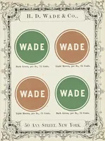 Picture 12 of 71 from Specimens of black and colored printing inks manufactured by H.D. Wade & Co., no. 50 Ann Street, New York (1870), leaf 48