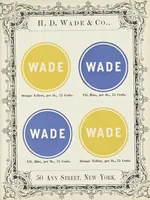 Picture 13 of 71 from Specimens of black and colored printing inks manufactured by H.D. Wade & Co., no. 50 Ann Street, New York (1870), leaf 50