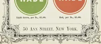 An illustration from Specimens of black and colored printing inks manufactured by H.D. Wade & Co., no. 50 Ann Street, New York (1870)