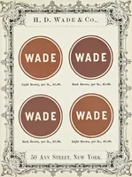 Picture 19 of 71 from Specimens of black and colored printing inks manufactured by H.D. Wade & Co., no. 50 Ann Street, New York (1870), leaf 58