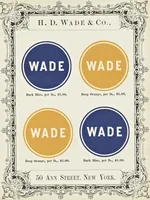 Picture 22 of 71 from Specimens of black and colored printing inks manufactured by H.D. Wade & Co., no. 50 Ann Street, New York (1870), leaf 62