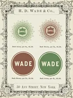 Picture 28 of 71 from Specimens of black and colored printing inks manufactured by H.D. Wade & Co., no. 50 Ann Street, New York (1870), leaf 72