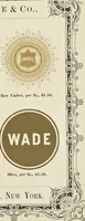 An illustration from Specimens of black and colored printing inks manufactured by H.D. Wade & Co., no. 50 Ann Street, New York (1870)
