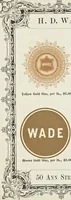 An illustration from Specimens of black and colored printing inks manufactured by H.D. Wade & Co., no. 50 Ann Street, New York (1870)