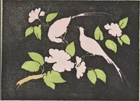 An illustration from Traité des peintures, applications et procédés employés sur bois, sur étoffes, sur papier : orné de 30 planches pour en faciliter le travail (1834)