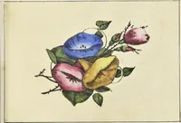 An illustration from Traité des peintures, applications et procédés employés sur bois, sur étoffes, sur papier : orné de 30 planches pour en faciliter le travail (1834)