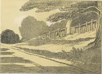 An illustration from The theory and practice of landscape painting in water-colours illustrated by a series of twenty-six drawings and diagrams in colours and numerous woodcuts (1885)