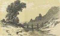 An illustration from The theory and practice of landscape painting in water-colours illustrated by a series of twenty-six drawings and diagrams in colours and numerous woodcuts (1885)