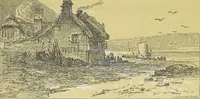 An illustration from The theory and practice of landscape painting in water-colours illustrated by a series of twenty-six drawings and diagrams in colours and numerous woodcuts (1885)