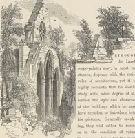 An illustration from The theory and practice of landscape painting in water-colours illustrated by a series of twenty-six drawings and diagrams in colours and numerous woodcuts (1885)