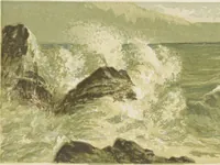 An illustration from The theory and practice of landscape painting in water-colours illustrated by a series of twenty-six drawings and diagrams in colours and numerous woodcuts (1885)
