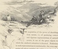 An illustration from The theory and practice of landscape painting in water-colours illustrated by a series of twenty-six drawings and diagrams in colours and numerous woodcuts (1885)