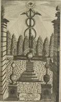 An illustration from Oculus artificialis teledioptricus, sive, Telescopium : ex abditis rerum naturalium & artificialium principiis protractum novâ methodo, eâque solidâ explicatum ac comprimis è triplici fundamento physico seu naturali, mathematico dioptrico et mechanico, seu practico stabilitum ... (1685)