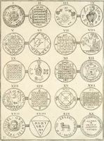 An illustration from Le cabinet de la Bibliotheque de Sainte Genevieve : divisé en deux parties : contenant les antiquitez de la réligion des chrétiens, des Egyptiens, & des Romains; des tombeaux, des poids & des médailles; de monnoyes, des pierres antiques gravées, & des mineraux ... (1692)