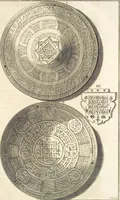 An illustration from Le cabinet de la Bibliotheque de Sainte Genevieve : divisé en deux parties : contenant les antiquitez de la réligion des chrétiens, des Egyptiens, & des Romains; des tombeaux, des poids & des médailles; de monnoyes, des pierres antiques gravées, & des mineraux ... (1692)