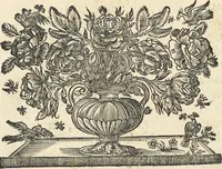 An illustration from Le cabinet de la Bibliotheque de Sainte Genevieve : divisé en deux parties : contenant les antiquitez de la réligion des chrétiens, des Egyptiens, & des Romains; des tombeaux, des poids & des médailles; de monnoyes, des pierres antiques gravées, & des mineraux ... (1692)