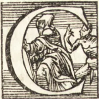 An illustration from Canones et decreta Sacrosancti Oecvmenici et Generalis Concilii Tridentini svb Pavlo III, Ivlio III, Pio IIII. Pontificibvs Max (1564)