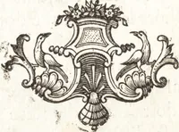 An illustration from Catalogue raisonné des bijoux, porcelaines, bronzes, lacqs, lustres de cristal de Roche et de porcelaine : pendules de goût, & autres meubles curieux ou composés, tableaux, desseins, estampes, coquilles, & autres effets de curiosité, provenans de la succession de M. Angran, vicomte de Fonspertuis (1748)