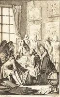 An illustration from Catalogue raisonné des bijoux, porcelaines, bronzes, lacqs, lustres de cristal de Roche et de porcelaine : pendules de goût, & autres meubles curieux ou composés, tableaux, desseins, estampes, coquilles, & autres effets de curiosité, provenans de la succession de M. Angran, vicomte de Fonspertuis (1748)