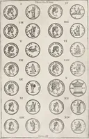 An illustration from I cesari in oro : raccolti nel Farnese museo, e pubblicati colle loro congrue interpretazioni (1694)