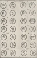 An illustration from I cesari in oro : raccolti nel Farnese museo, e pubblicati colle loro congrue interpretazioni (1694)