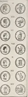 An illustration from I cesari in oro : raccolti nel Farnese museo, e pubblicati colle loro congrue interpretazioni (1694)