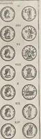 An illustration from I cesari in oro : raccolti nel Farnese museo, e pubblicati colle loro congrue interpretazioni (1694)