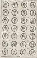 An illustration from I cesari in oro : raccolti nel Farnese museo, e pubblicati colle loro congrue interpretazioni (1694)