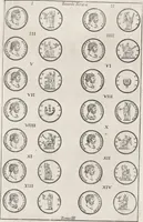 An illustration from I cesari in oro : raccolti nel Farnese museo, e pubblicati colle loro congrue interpretazioni (1694)