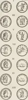 An illustration from I cesari in oro : raccolti nel Farnese museo, e pubblicati colle loro congrue interpretazioni (1694)