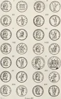 An illustration from I cesari in oro : raccolti nel Farnese museo, e pubblicati colle loro congrue interpretazioni (1694)