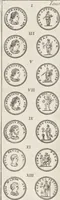 An illustration from I cesari in oro : raccolti nel Farnese museo, e pubblicati colle loro congrue interpretazioni (1694)