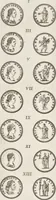 Picture 12 of 48 from I cesari in oro : raccolti nel Farnese museo, e pubblicati colle loro congrue interpretazioni (1694), leaf 79