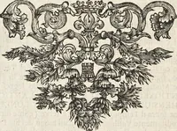 An illustration from I cesari in oro : raccolti nel Farnese museo, e pubblicati colle loro congrue interpretazioni (1694)