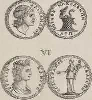 An illustration from I cesari in oro : raccolti nel Farnese museo, e pubblicati colle loro congrue interpretazioni (1694)