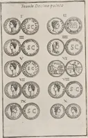 An illustration from I cesari in oro : raccolti nel Farnese museo, e pubblicati colle loro congrue interpretazioni (1694)