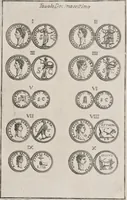 An illustration from I cesari in oro : raccolti nel Farnese museo, e pubblicati colle loro congrue interpretazioni (1694)