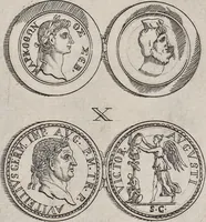 An illustration from I cesari in oro : raccolti nel Farnese museo, e pubblicati colle loro congrue interpretazioni (1694)