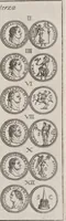 An illustration from I cesari in oro : raccolti nel Farnese museo, e pubblicati colle loro congrue interpretazioni (1694)