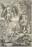 An illustration from I cesari in oro : raccolti nel Farnese museo, e pubblicati colle loro congrue interpretazioni (1694)