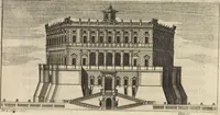 An illustration from I cesari in oro : raccolti nel Farnese museo, e pubblicati colle loro congrue interpretazioni (1694)