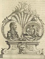 An illustration from I cesari in oro : raccolti nel Farnese museo, e pubblicati colle loro congrue interpretazioni (1694)