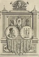 An illustration from I cesari in oro : raccolti nel Farnese museo, e pubblicati colle loro congrue interpretazioni (1694)