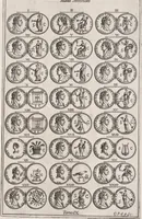 An illustration from I cesari in oro : raccolti nel Farnese museo, e pubblicati colle loro congrue interpretazioni (1694)