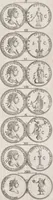 An illustration from I cesari in oro : raccolti nel Farnese museo, e pubblicati colle loro congrue interpretazioni (1694)