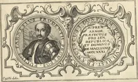 An illustration from I cesari in oro : raccolti nel Farnese museo, e pubblicati colle loro congrue interpretazioni (1694)