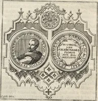 An illustration from I cesari in oro : raccolti nel Farnese museo, e pubblicati colle loro congrue interpretazioni (1694)