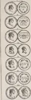 An illustration from I cesari in oro : raccolti nel Farnese museo, e pubblicati colle loro congrue interpretazioni (1694)